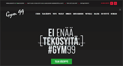 Desktop Screenshot of gym99.fi